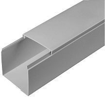 Кабель-канал Промрукав 60x60мм (2000мм) серый (уп. 24м). картинка